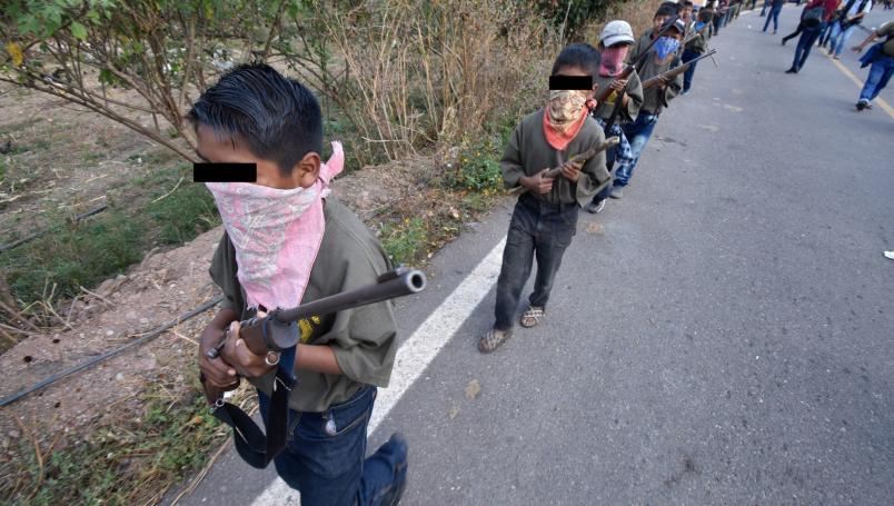 Pide Redim no involucrar a niños en la Policía Comunitaria de Chilapa