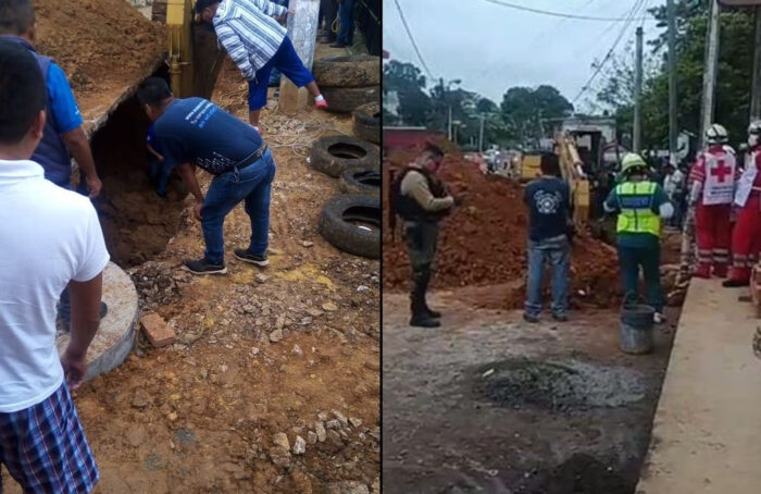 Mueren tres trabajadores sepultados por alud en Amatlán