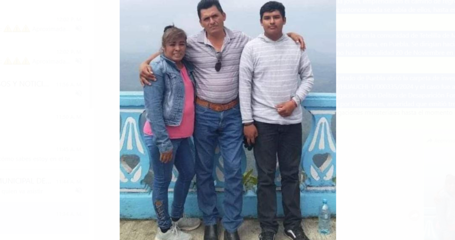 Encuentran sin vida a familia Veracruzana reportada como desaparecida en Puebla