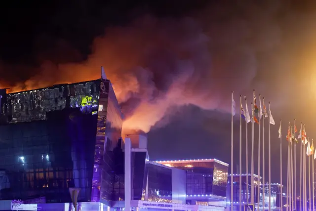 Tiroteo en una sala de conciertos en Moscú deja 40 muertos y mas de 100 heridos